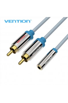 Cáp chuyển đổi 3.5mm âm to 2 RCA Vention VAB-R01